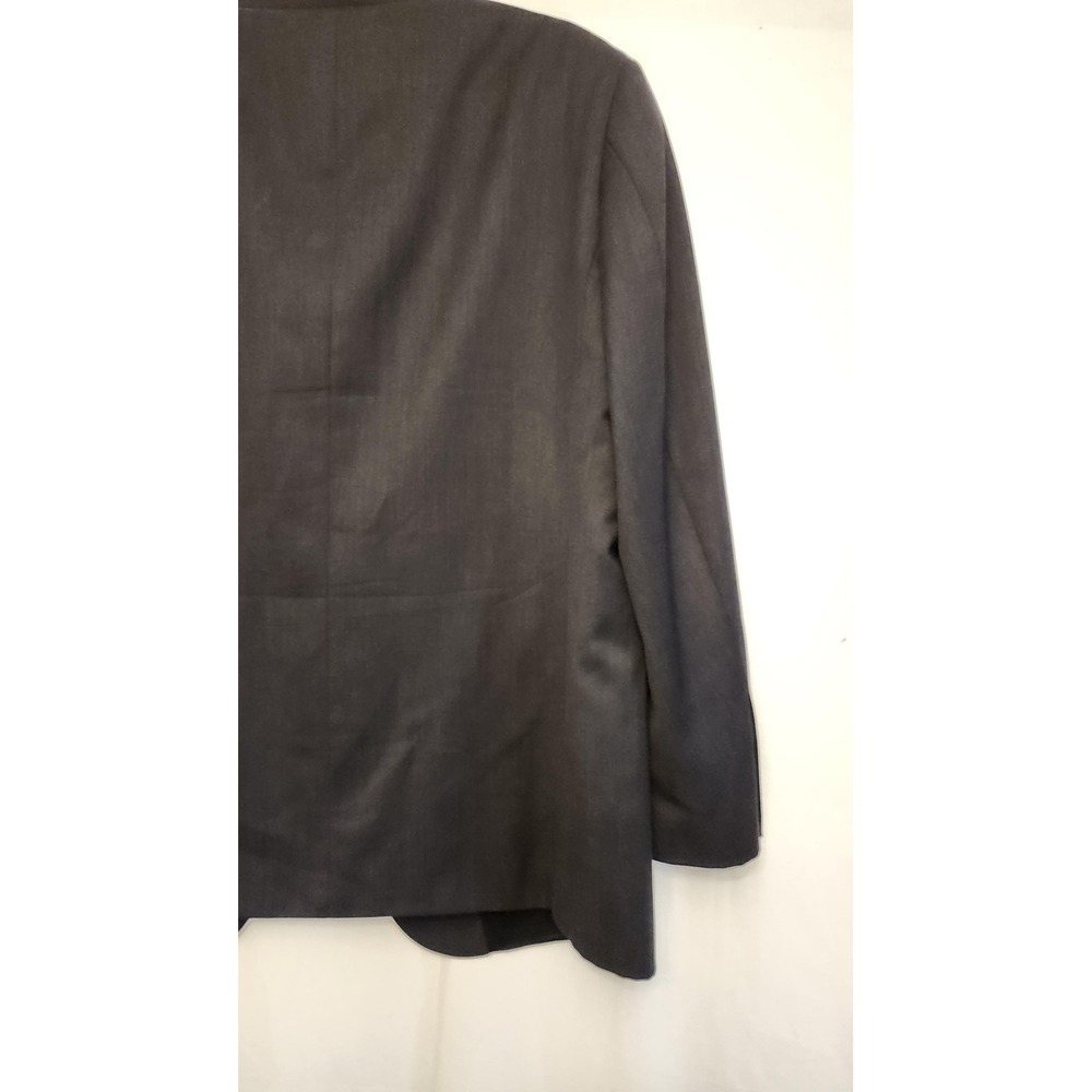 Pronto Uomo Blazer Mens 44R Gray 100% Wool Sport Coat Jacket‎ Korea Business - Picture 10 of 15
